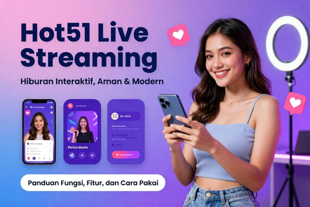 Hot51 Live Streaming Indonesia Panduan Fungsi, Fitur, dan Cara Pakai