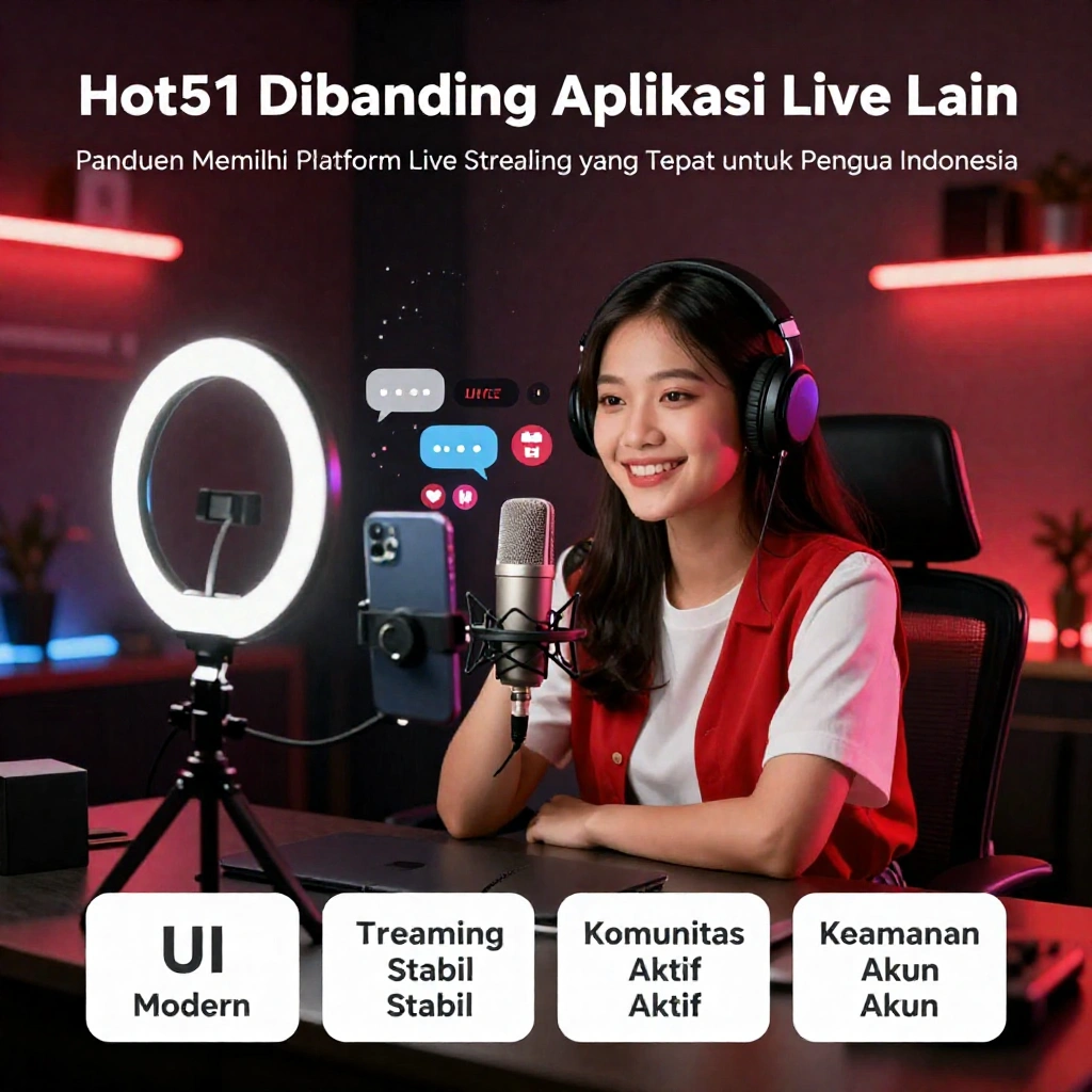 Hot51 Dibanding Aplikasi Live Lain
