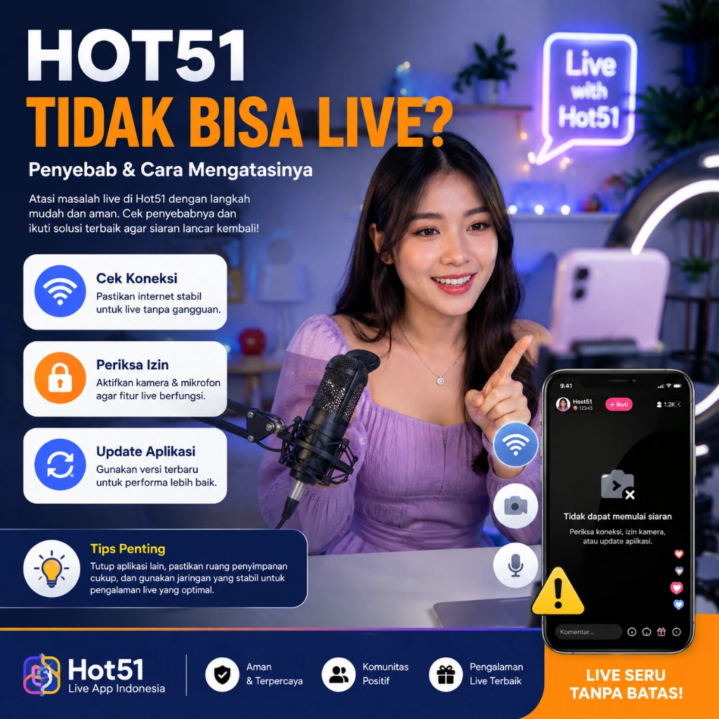 Hot51 Tidak Bisa Live