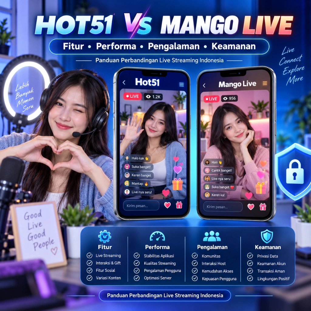 Hot51 vs Mango Live Perbandingan Fitur, Pengalaman & Keamanan